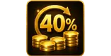 40 % de Cashback